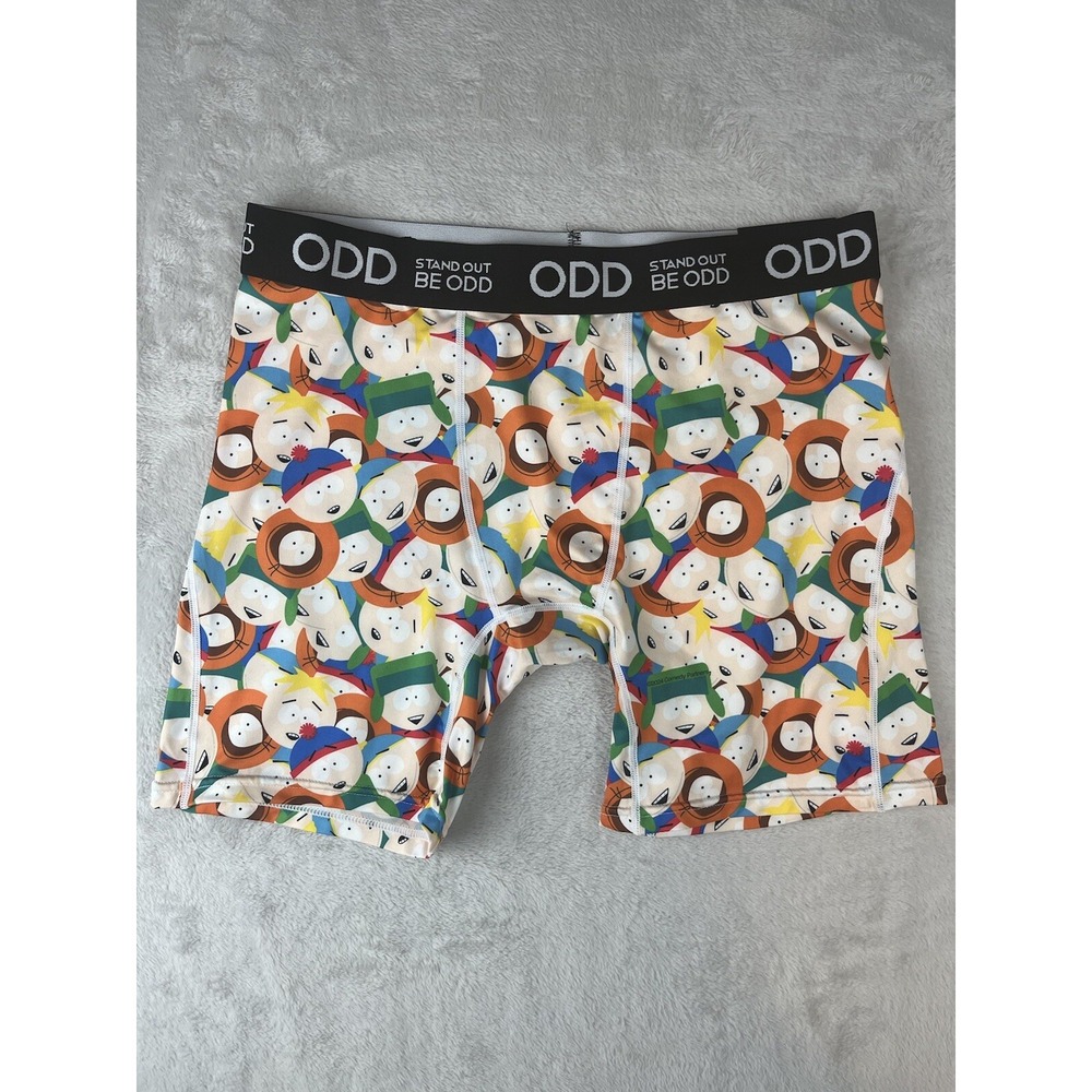 STAND OUT BE ODD Men's Boxers Large South Park ODD Briefs Multi-Color Underwear